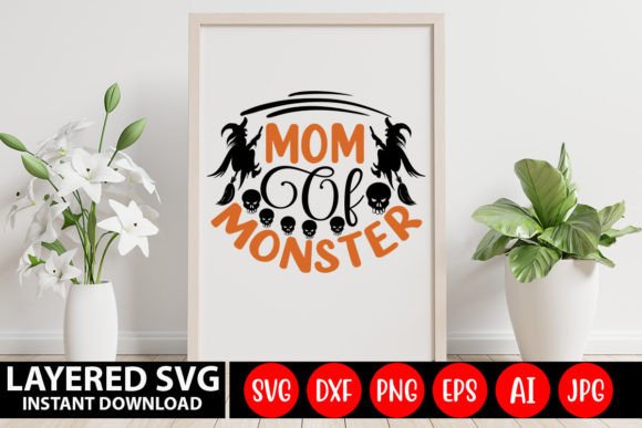 Mom of Monster SVG Design: A Crafter's Review