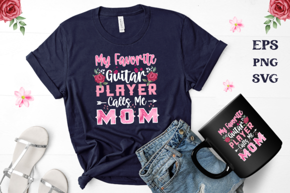 My Favorite Guitar Player Calls Me Mom Design Review