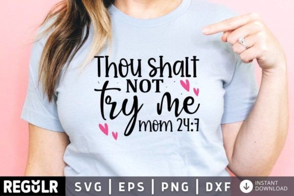 Thou Shalt Not Try Me Mom: SVG Design Review
