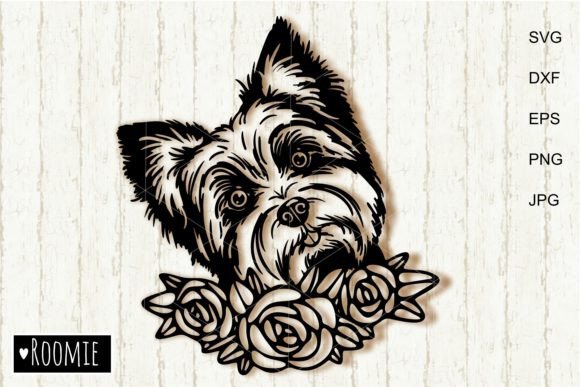 Yorkshire Terrier with Flowers: An Embroidery Review